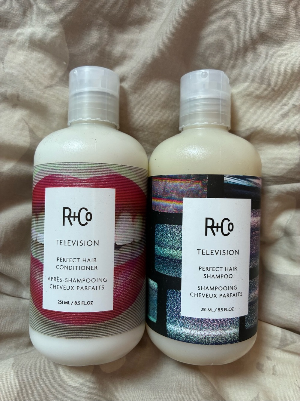 R+Co Television Shampoo and Conditioner duo 8.5oz